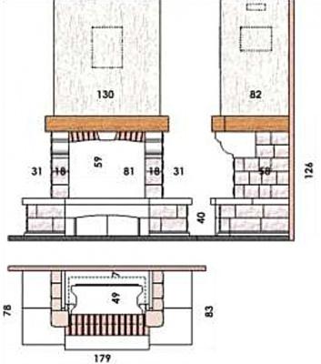 Каминная облицовка CHAZELLES Queroy