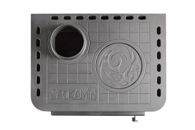 Печь Экокамин БАВАРИЯ C ПЛИТОЙ «ОПТИМА»