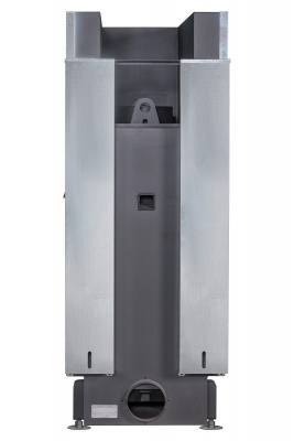 Каминная топка Экокамин ДЕЛЬТА 900PВ три стекла принтинг черный шамот подовая