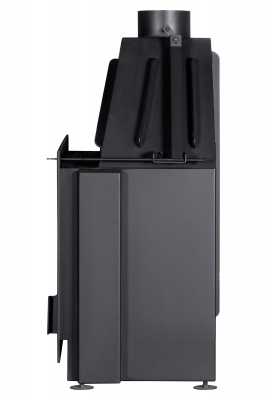 Каминная топка Экокамин Альфа 700-150 черный шамот принтинг