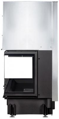 Каминная топка Экокамин ДЕЛЬТА 1200РB три стекла принтинг подовое горение черный шамот Каминная топка Экокамин ДЕЛЬТА 1200РB три стекла принтинг подовое горение черный шамот