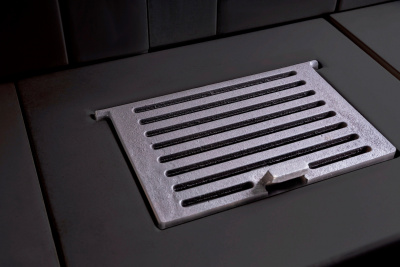 Каминная топка Экокамин ДЕЛЬТА 1000RРB  два стекла правая принтинг подовое горение черный шамот Каминная топка Экокамин ДЕЛЬТА 1000RРB  два стекла правая принтинг подовое горение черный шамот